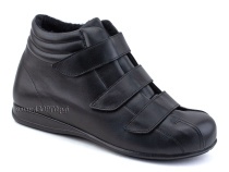 5008-02-1 Плюмекс (Plumex), ботинки для взрослых зимние, натуральная шерсть, кожа, черный, полнота 10 в Казани