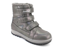 А35-100-4 Сурсил (Sursil-Ortho), ботинки подростковые ортопедические с высоким берцем, зимние,  шерсть, кожа, текстиль, серый в Казани