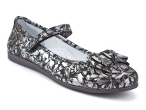36-250 Азрашуз (Azrashoes), туфли подростковые ортопедические профилактические, кожа, черный, серебро в Казани